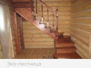 Лестница в деревянном доме